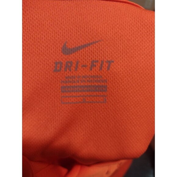 New Nike Polo Shirt Mens Large L Orange Clemson Tigers Short Sleeve Dri-Fit NWT - Picture 9 of 13